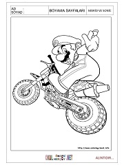 Mario And Sonic boyama sayfaları